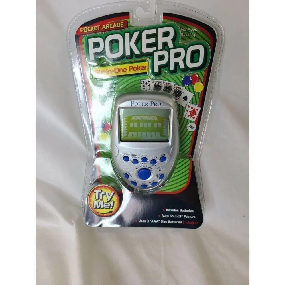 Pocket‎ Arcade Poker Pro 6 in 1 Arcade Game! Great for the Bathroom!